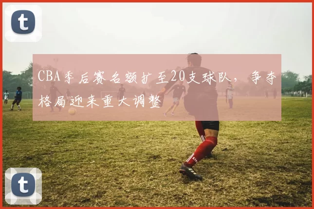 CBA季后赛名额扩至20支球队,争夺格局迎来重大调整