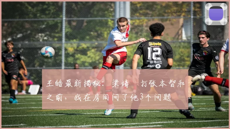 王皓最新揭秘:梁靖崑打张本智和之前,我在房间问了他3个问题